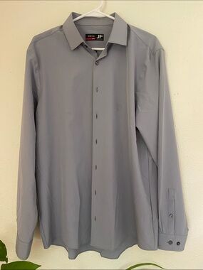 Men's Light Gray Dress Shirt